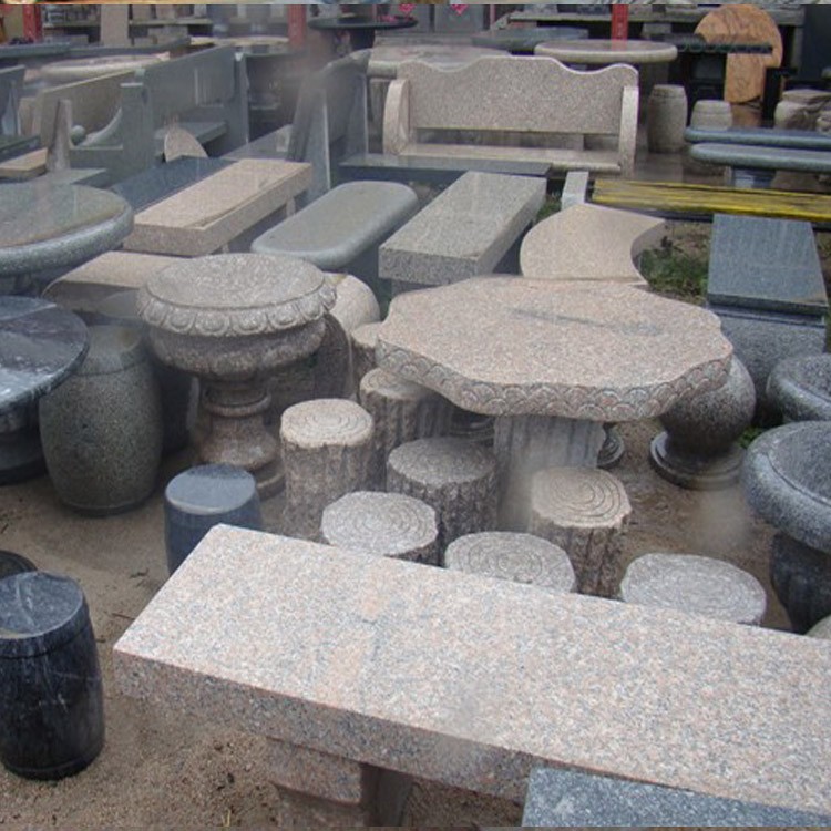 異形石材加工藝術(shù) 花崗巖異型石材、雕刻與石桌石椅的精致工藝